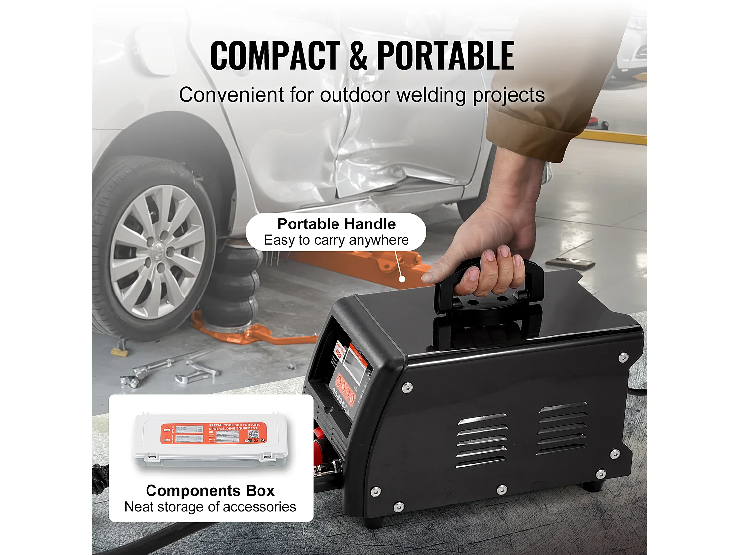 Kit De Reparación De Abolladuras Para Soldadora De Pernos SucceBuy, Soldadora Por Puntos 3 kW Con 9 Modos