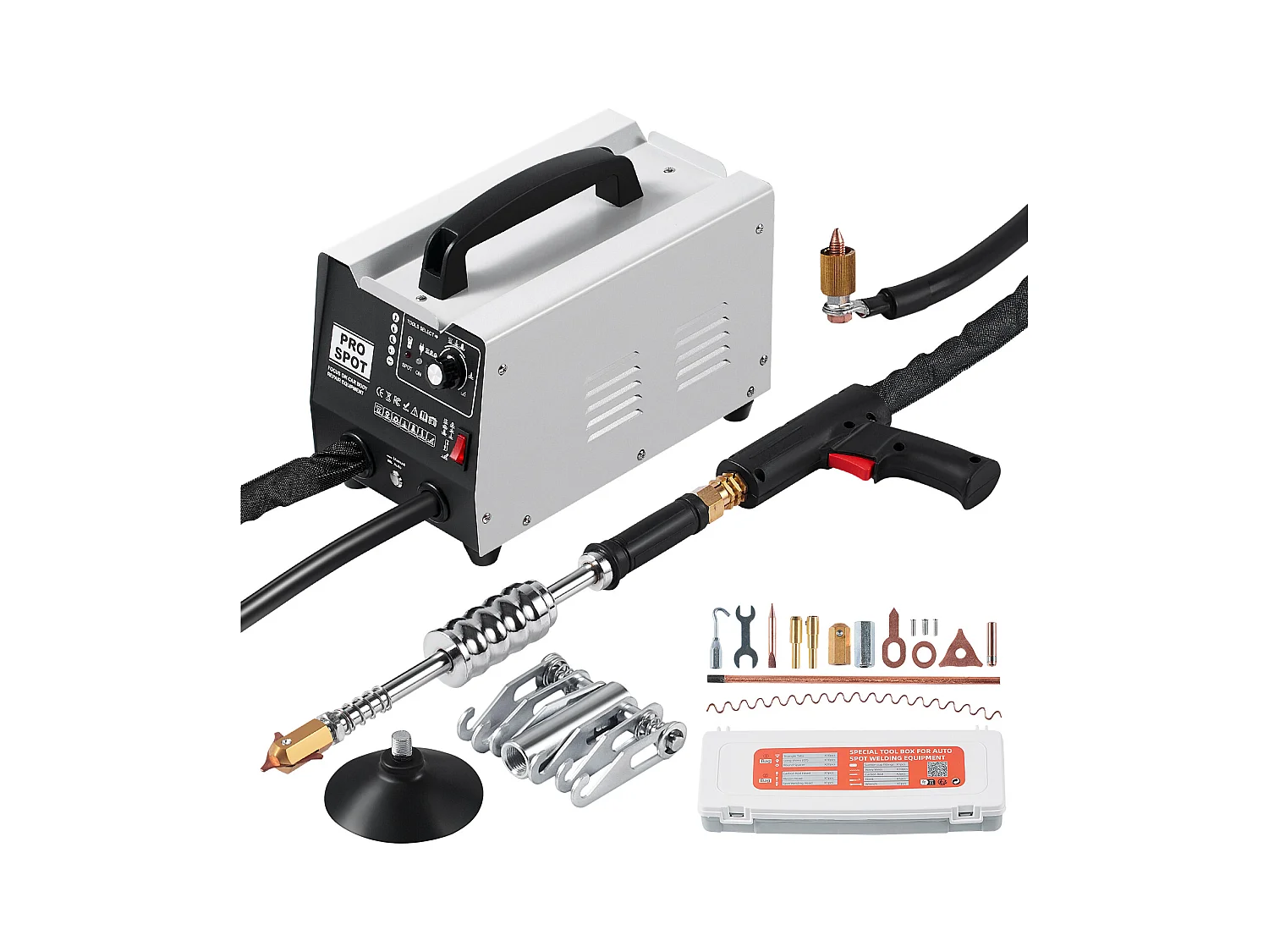 Kit de Réparation de Bosses pour Soudeuse à Goujon SucceBuy Extracteur de Bosses pour Soudeuse par Points Automatique/Manuelle 7 Modes