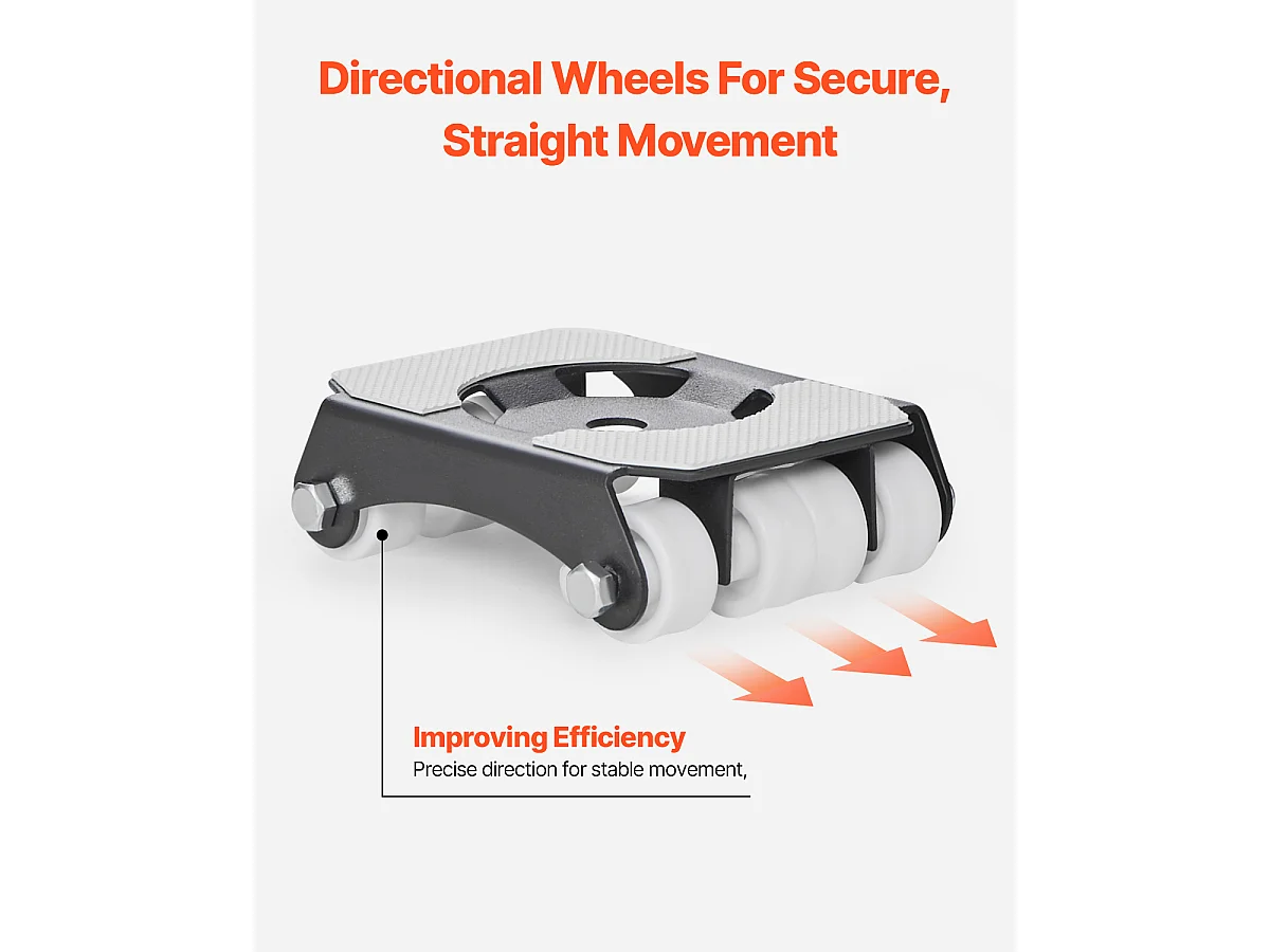 Schwerlast-Möbelrollset SucceBuy mit 340 kg Tragkraft und Rollen