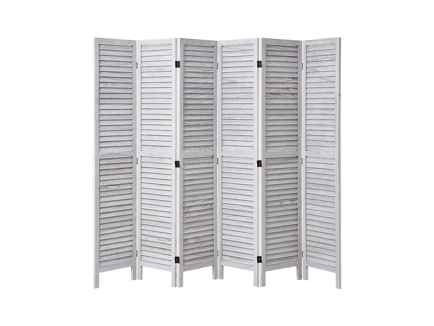 Biombo de Madera de 6 Paneles SucceBuy, Mampara de Madera para Separar Ambientes