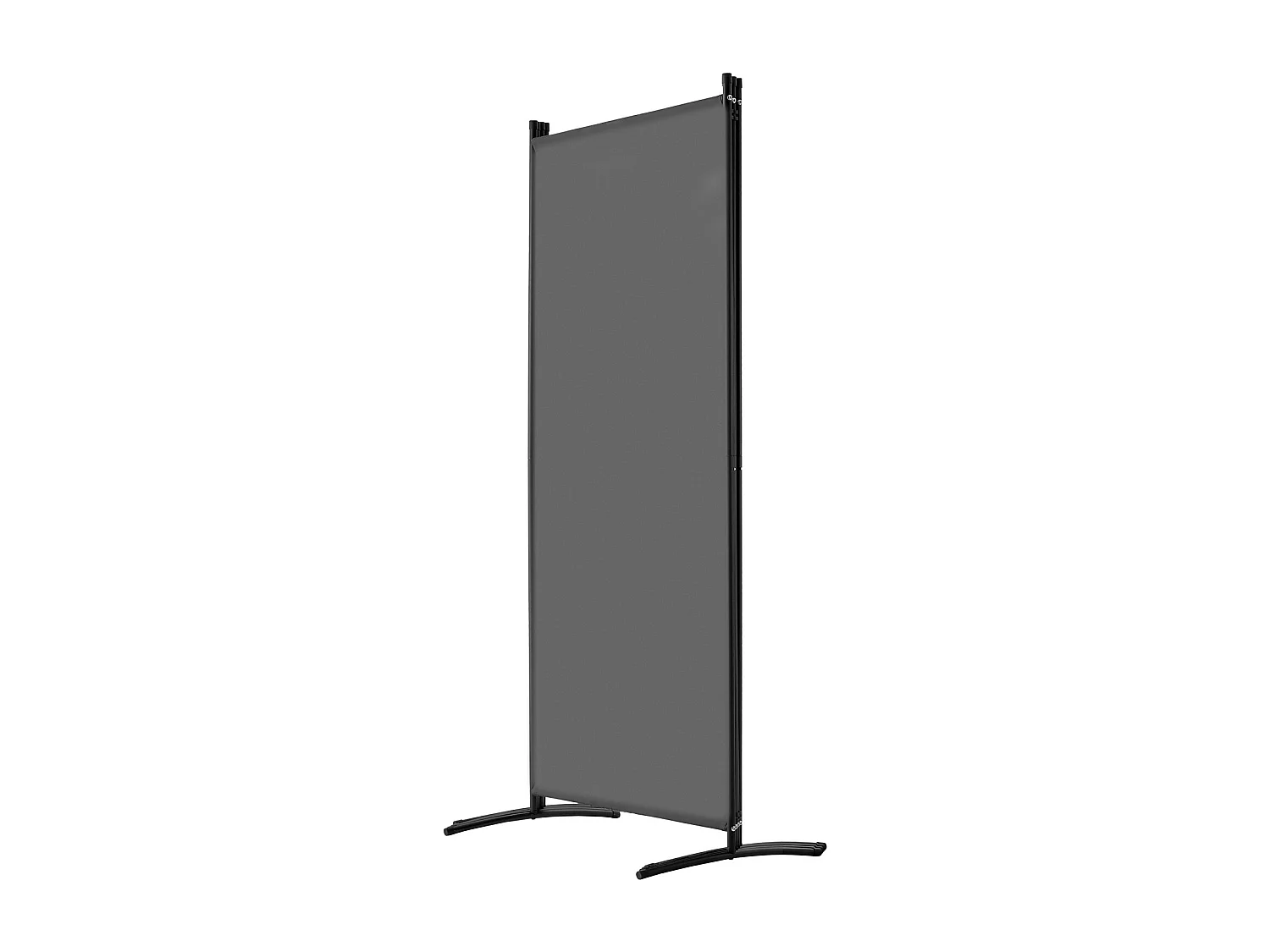 Cloison de Séparation SucceBuy Cloison de Séparation à 4 Panneaux, Paravent de Confidentialité Pliable, Cloison Portable pour Séparation de Pièce, Gris