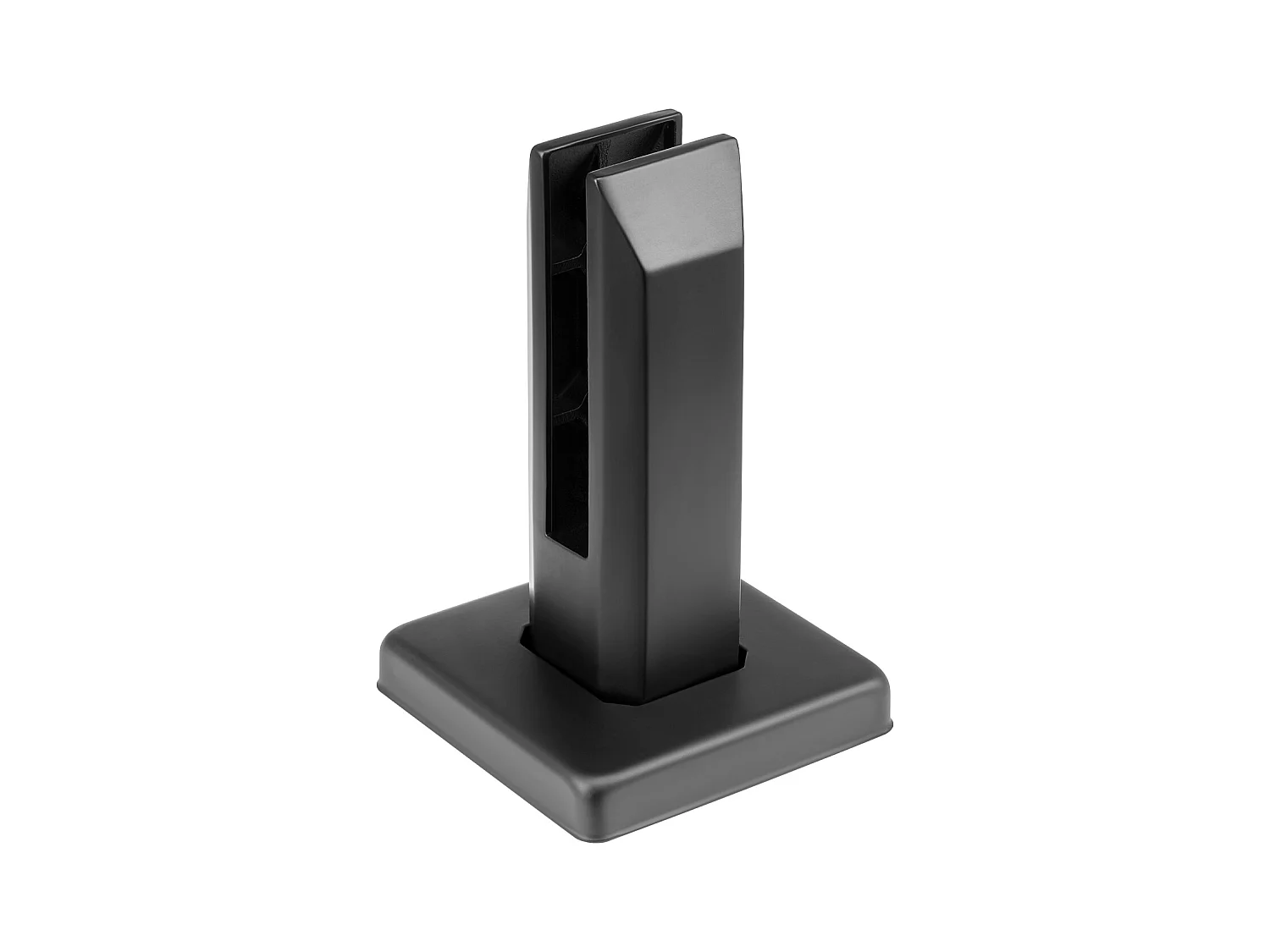 Glasklem SucceBuy Vierkantevoor 8-12 mm Glazen Balustrade, 4 Stuks, Balkon, Zwart