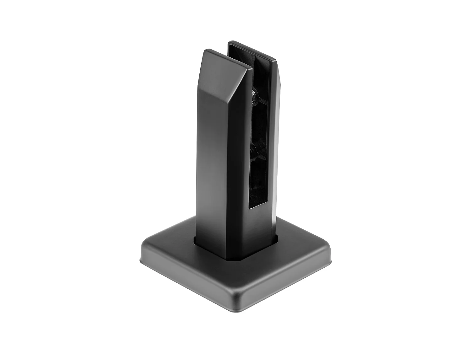 Glasklem SucceBuy Vierkantevoor 8-12 mm Glazen Balustrade, 4 Stuks, Balkon, Zwart