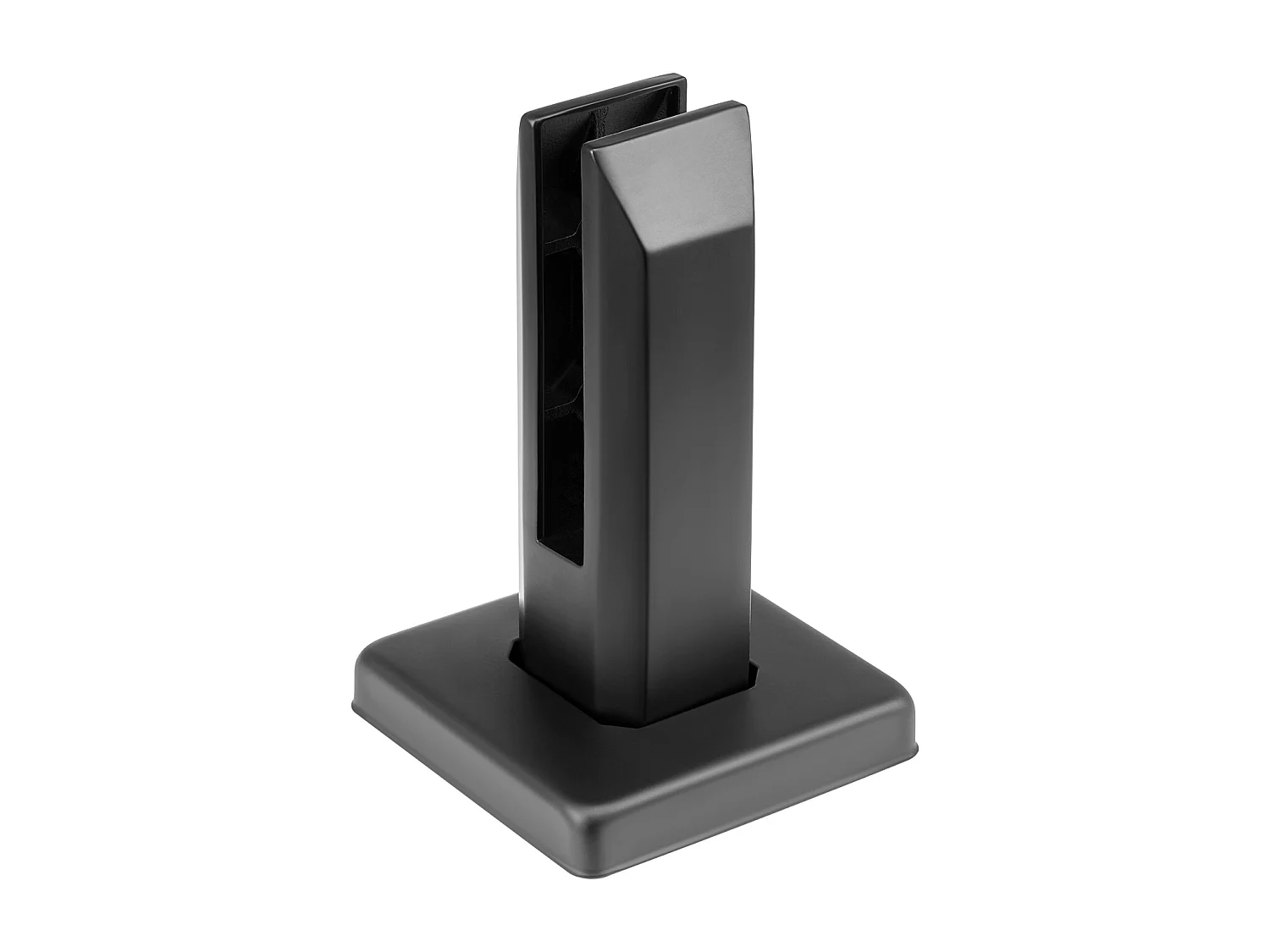 Glasklem SucceBuy Vierkantevoor 8-12 mm Glazen Balustrade, 4 Stuks, Balkon, Zwart