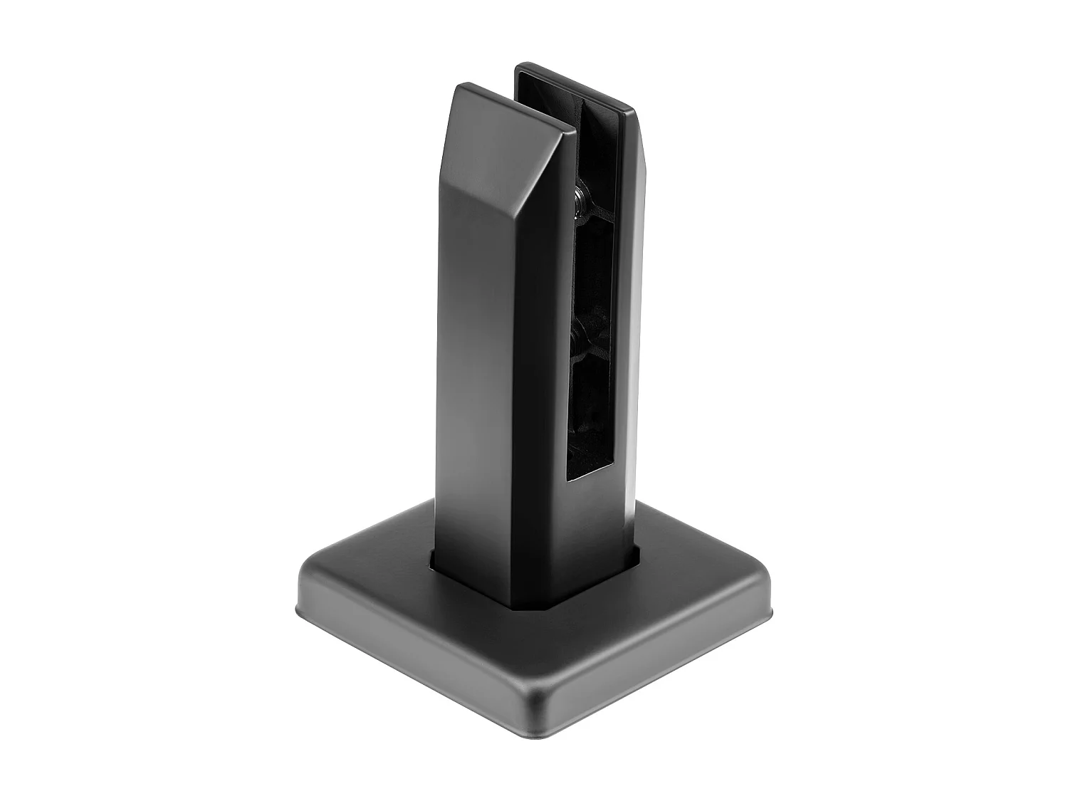 Glasklem SucceBuy Vierkantevoor 8-12 mm Glazen Balustrade, 4 Stuks, Balkon, Zwart