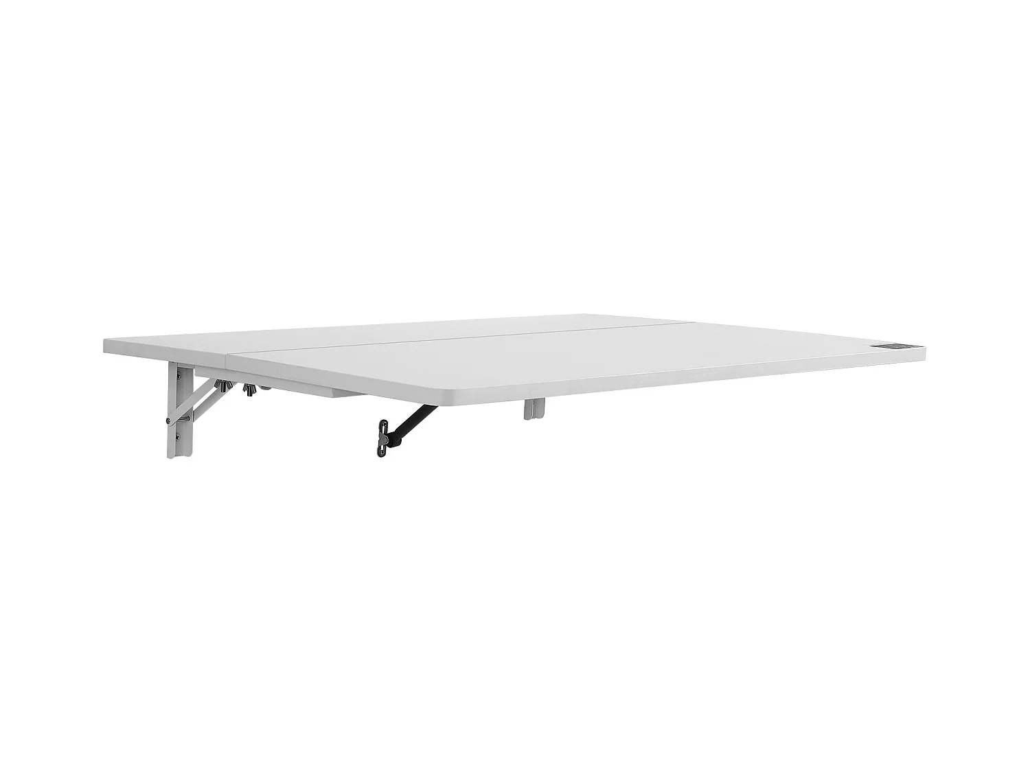 Tavolo Pieghevole a Parete SucceBuy, Scrivania per Laptop, 800 x 600 mm per Ufficio, Bianco