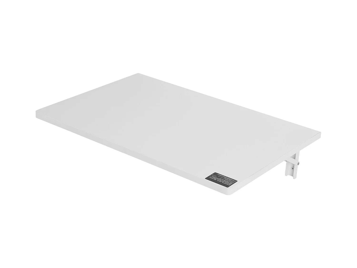 Table Pliante Murale SucceBuy, 600 x 400mm, Bureau Flottant pour Ordinateur Portable pour Bureau à Domicile, Blanc
