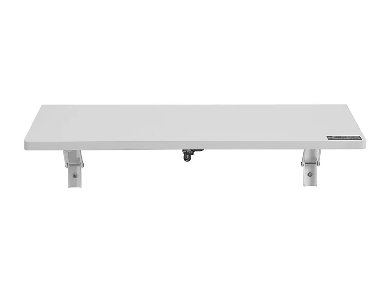 Table Pliante Murale SucceBuy, 600 x 400mm, Bureau Flottant pour Ordinateur Portable pour Bureau à Domicile, Blanc