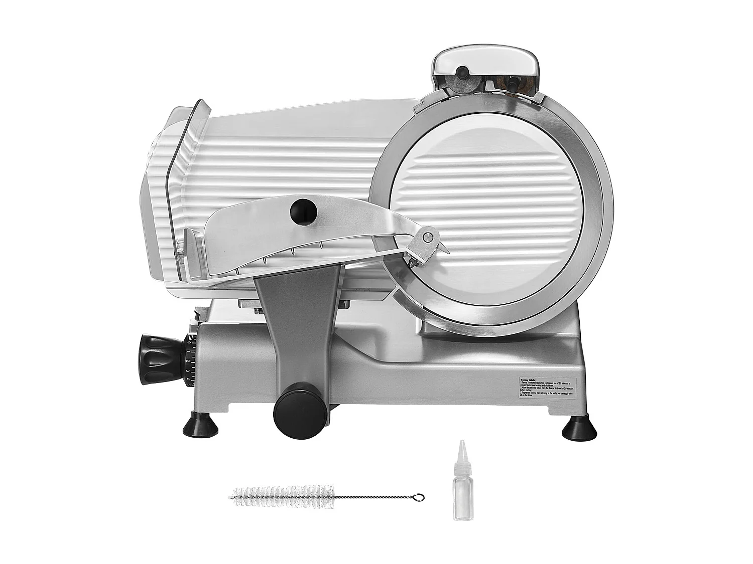 Trancheuse à Viande Électrique SucceBuy 340 W avec Lame SUS420 de 25.4 CM