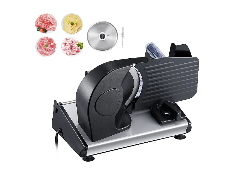 Trancheuse à Viande Électrique SucceBuy 180 W 19.05CM pour Usage Domestique
