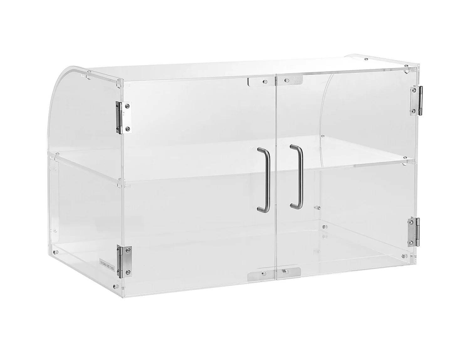 Vitrine de Boulangerie en Acrylique SucceBuy, 2 Niveaux, pour Pain Viennoiserie Dessert Bonbons Bar Café Magasin Restaurant