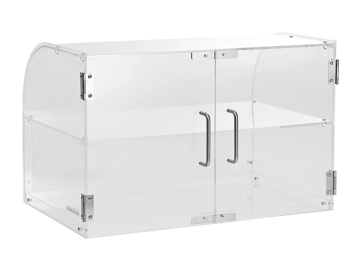 Vitrine de Boulangerie en Acrylique SucceBuy, 2 Niveaux, pour Pain Viennoiserie Dessert Bonbons Bar Café Magasin Restaurant