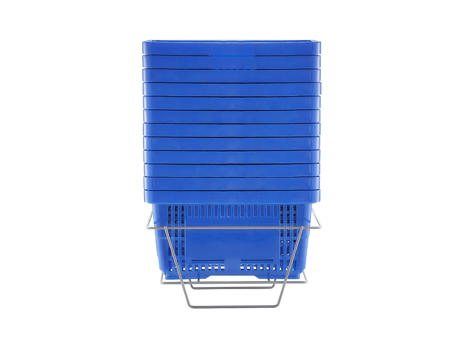 Paniers à Provisions SucceBuy 12 Pièces 24 L avec Support, Bleu