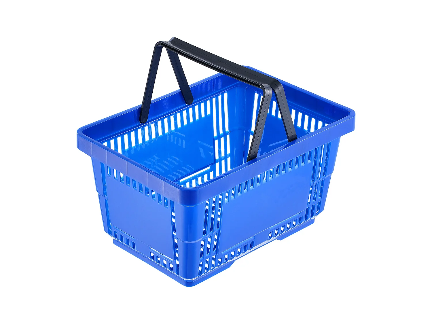 Paniers à Provisions SucceBuy 12 Pièces 24 L avec Support, Bleu