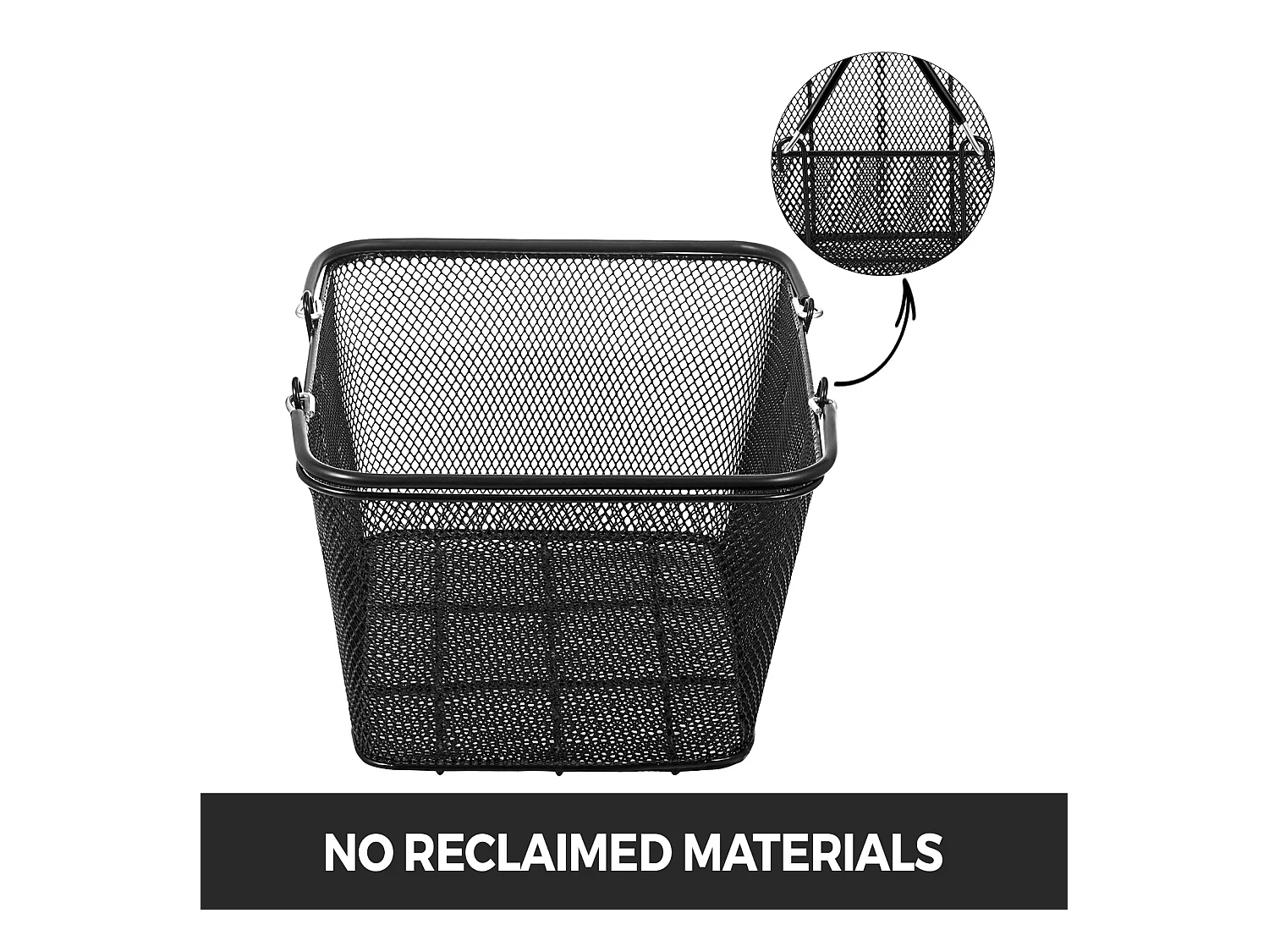 Cestini per Provviste SucceBuy in Maglia con Manici, Metallo 12 Pezzi Portatili