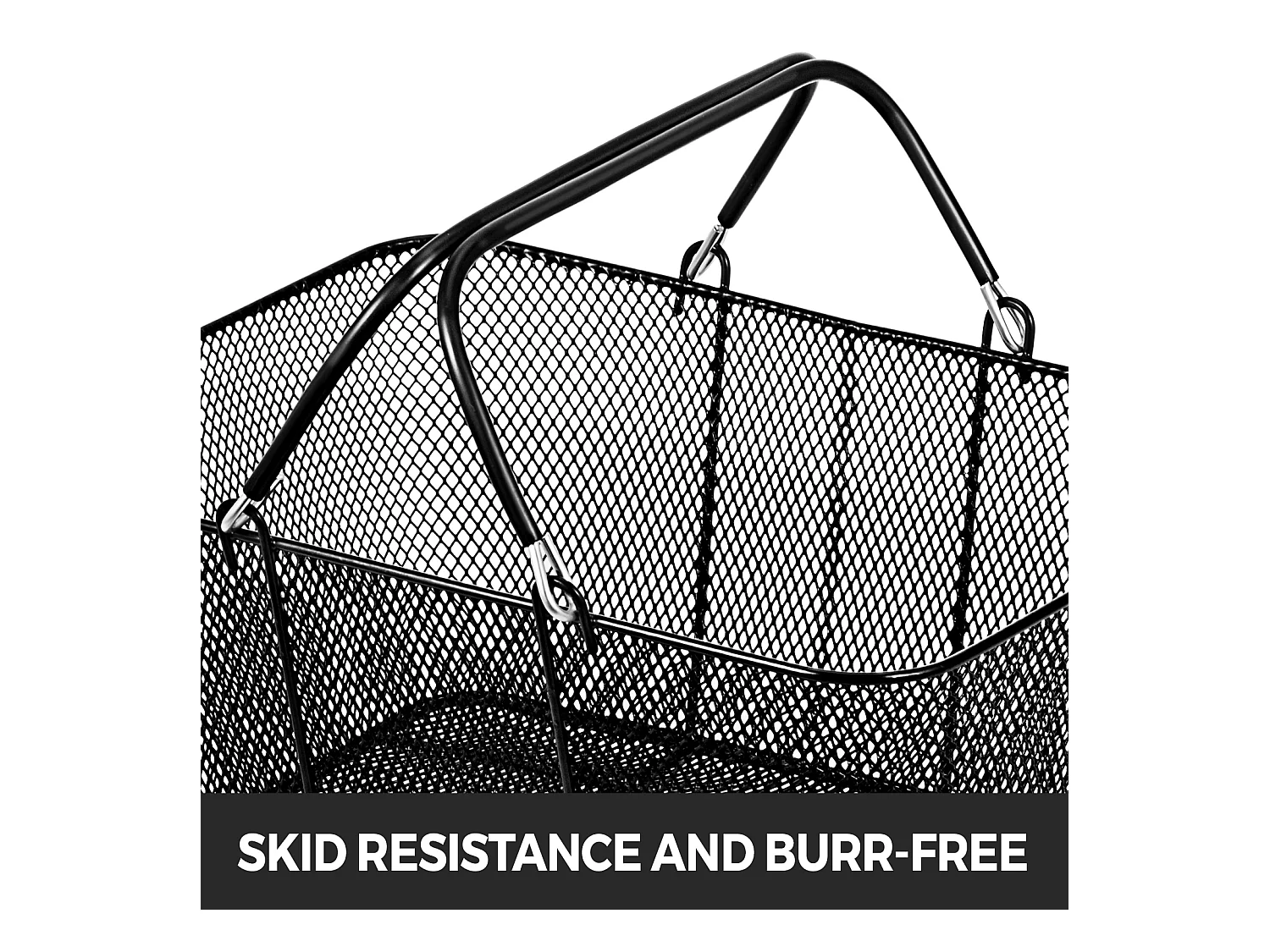 Cestini per Provviste SucceBuy in Maglia con Manici, Metallo 12 Pezzi Portatili