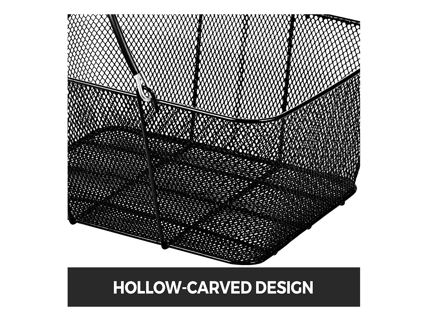 Cestini per Provviste SucceBuy in Maglia con Manici, Metallo 12 Pezzi Portatili