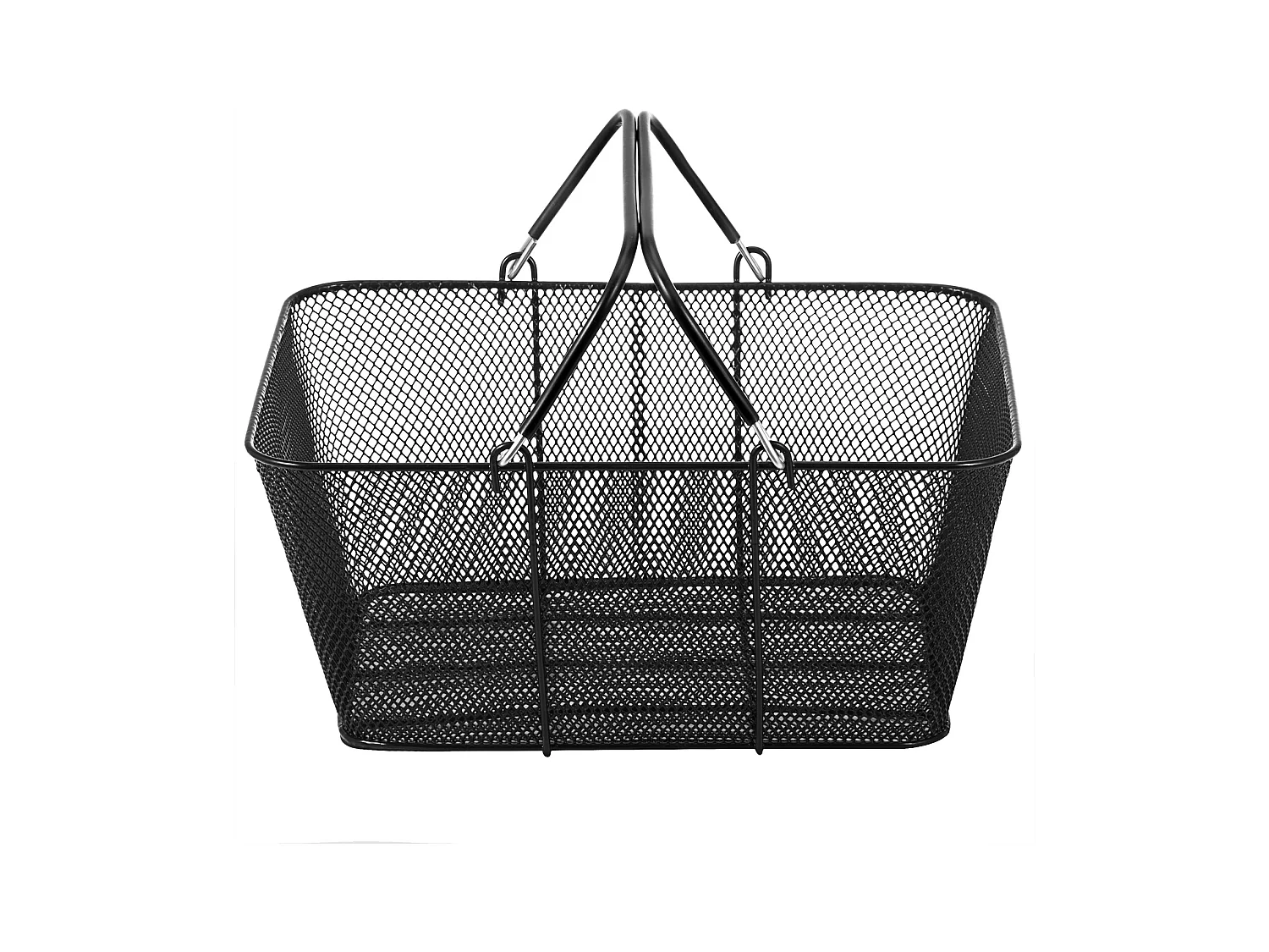 Cestini per Provviste SucceBuy in Maglia con Manici, Metallo 12 Pezzi Portatili