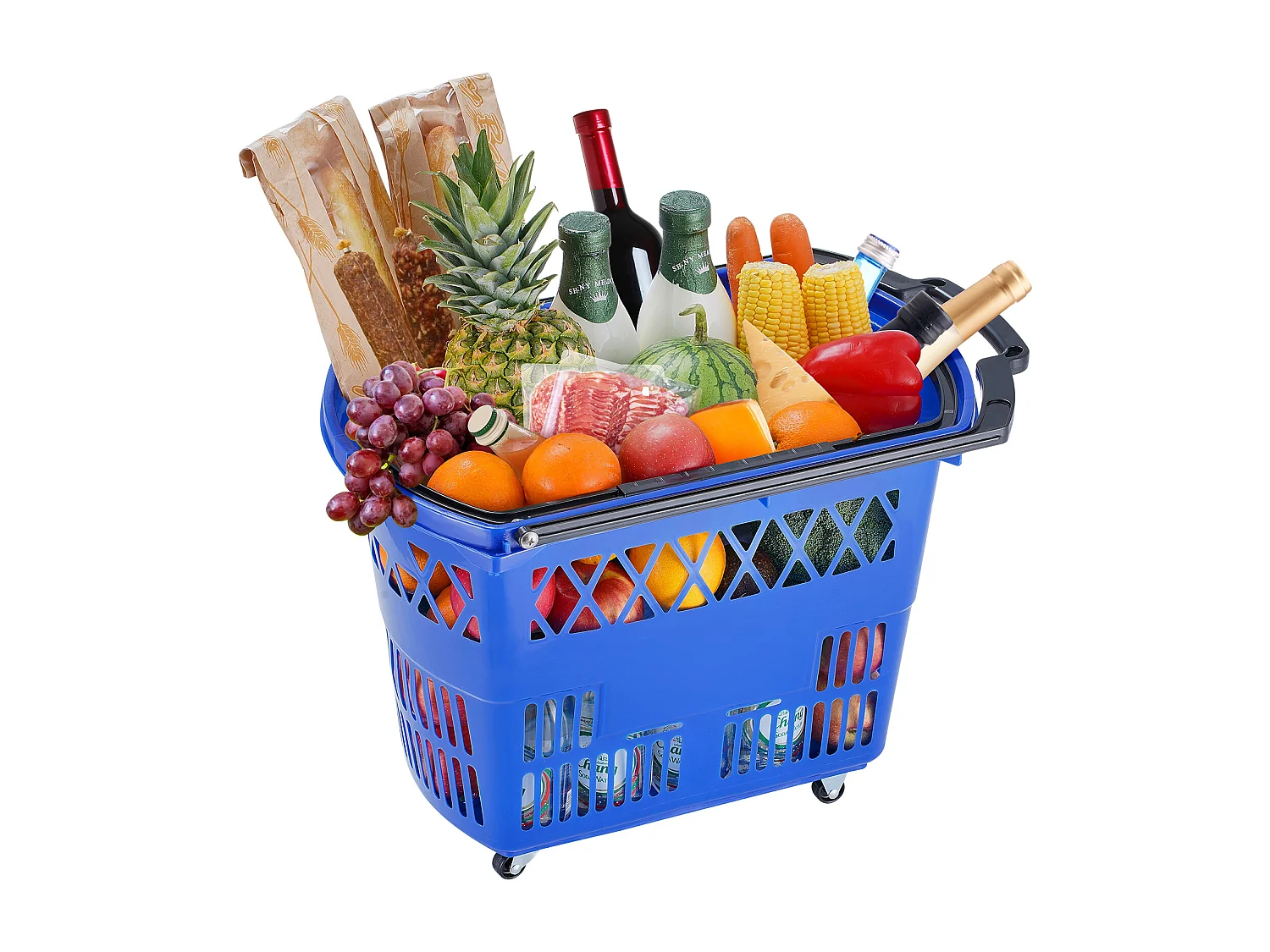 Boodschappentassen SucceBuy met Wielen 6 Stuks 39 L