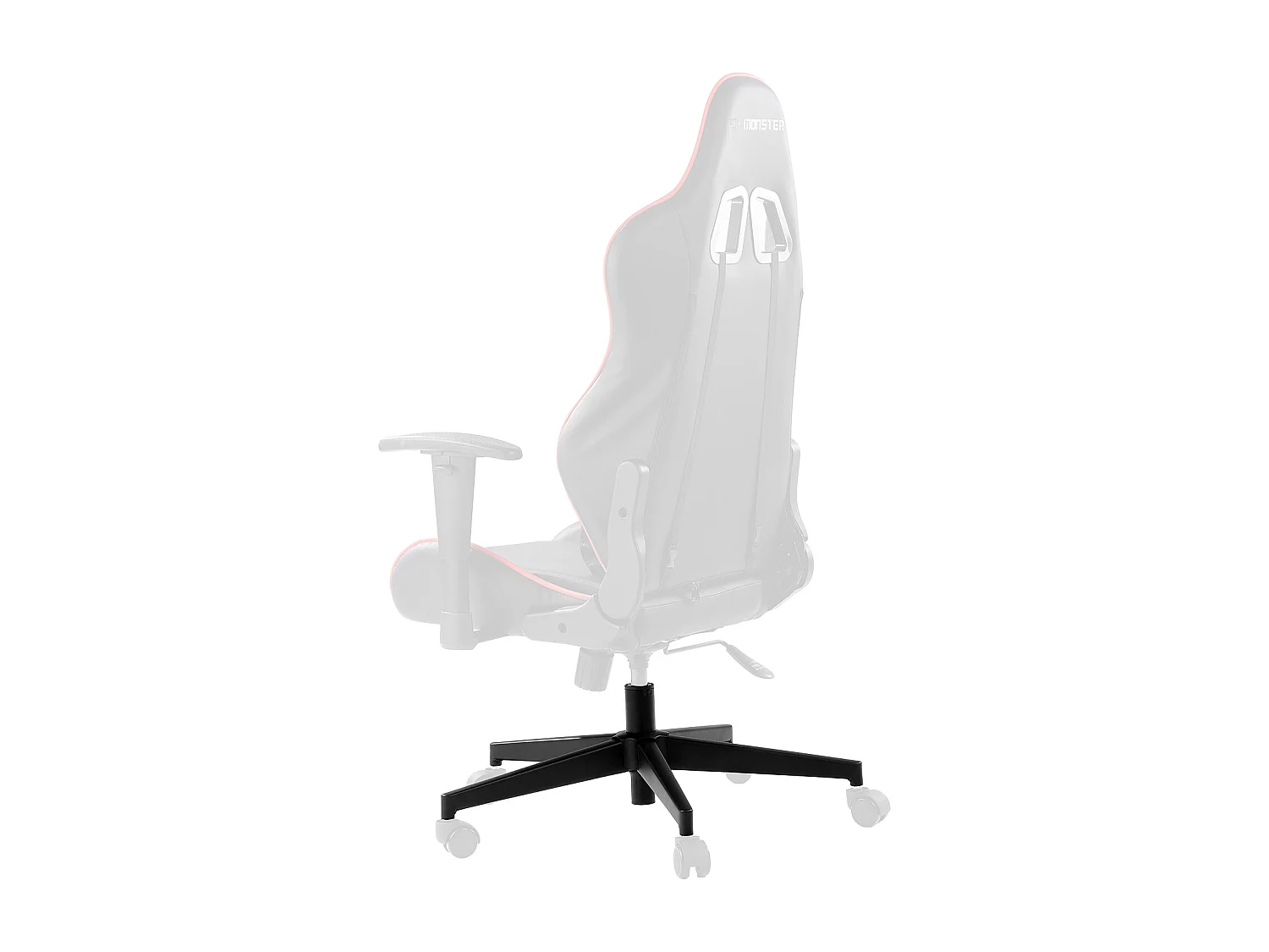 Base de Recambio para Silla de Oficina SucceBuy, 710 mm, Robusta Base de Taburete Metálica, 1134 kg