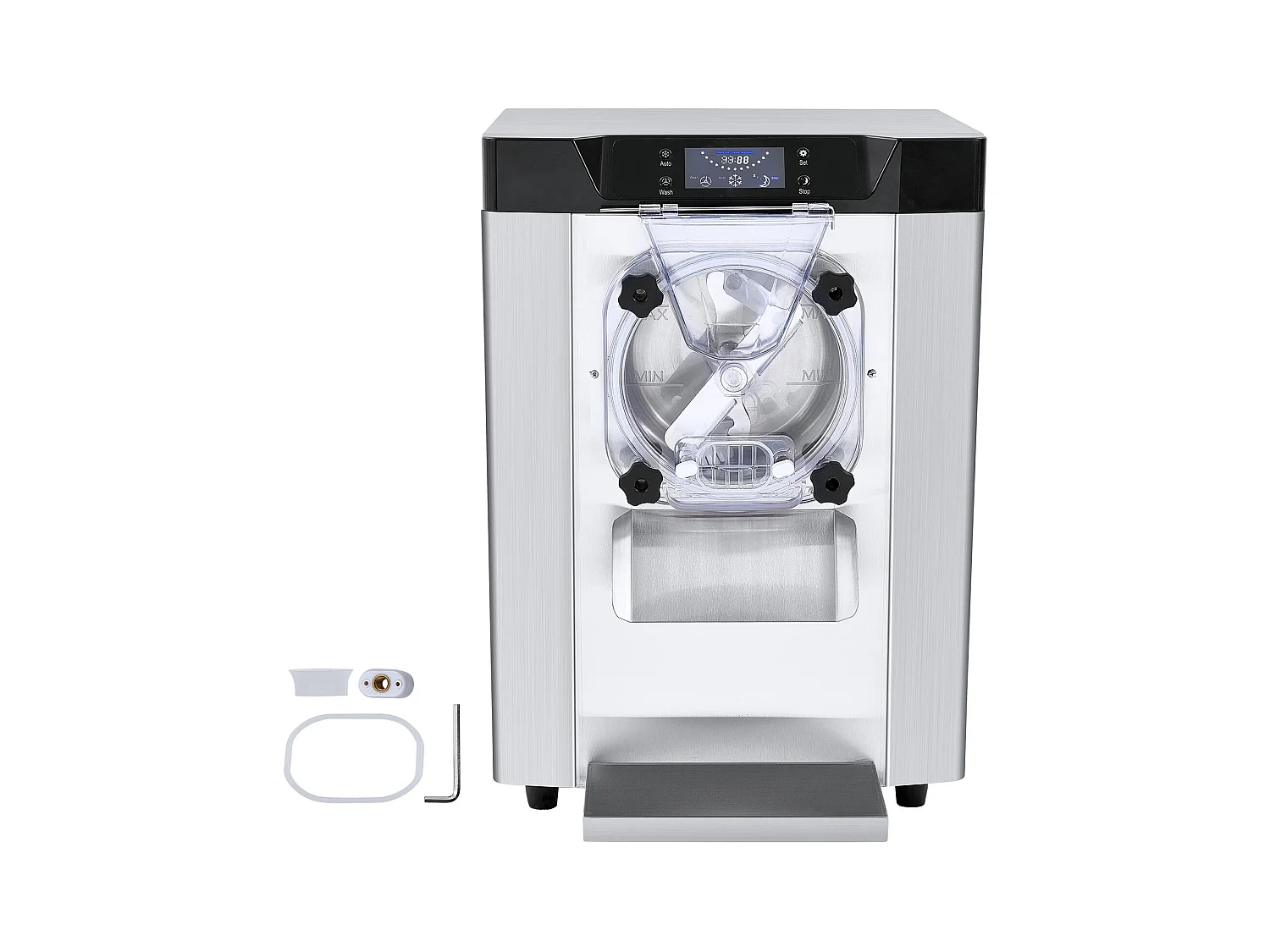 Machine à Crème Glacée SucceBuy Sorbetière Commerciale, Rendement de 12 L/H