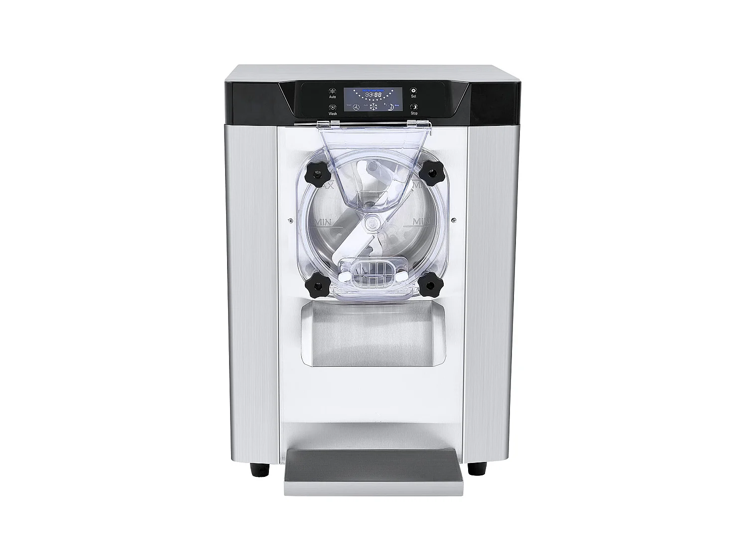 Machine à Crème Glacée SucceBuy, 12 L/h, 1295 W, Pré-refroidissement Automatique, Panneau LED, pour Snack-bars