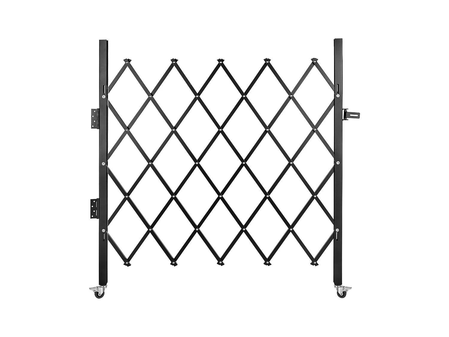 Klappbare Sicherheitsschranke SucceBuy 121.92 cm H x 167.64 cm W, Scherenbarriere
