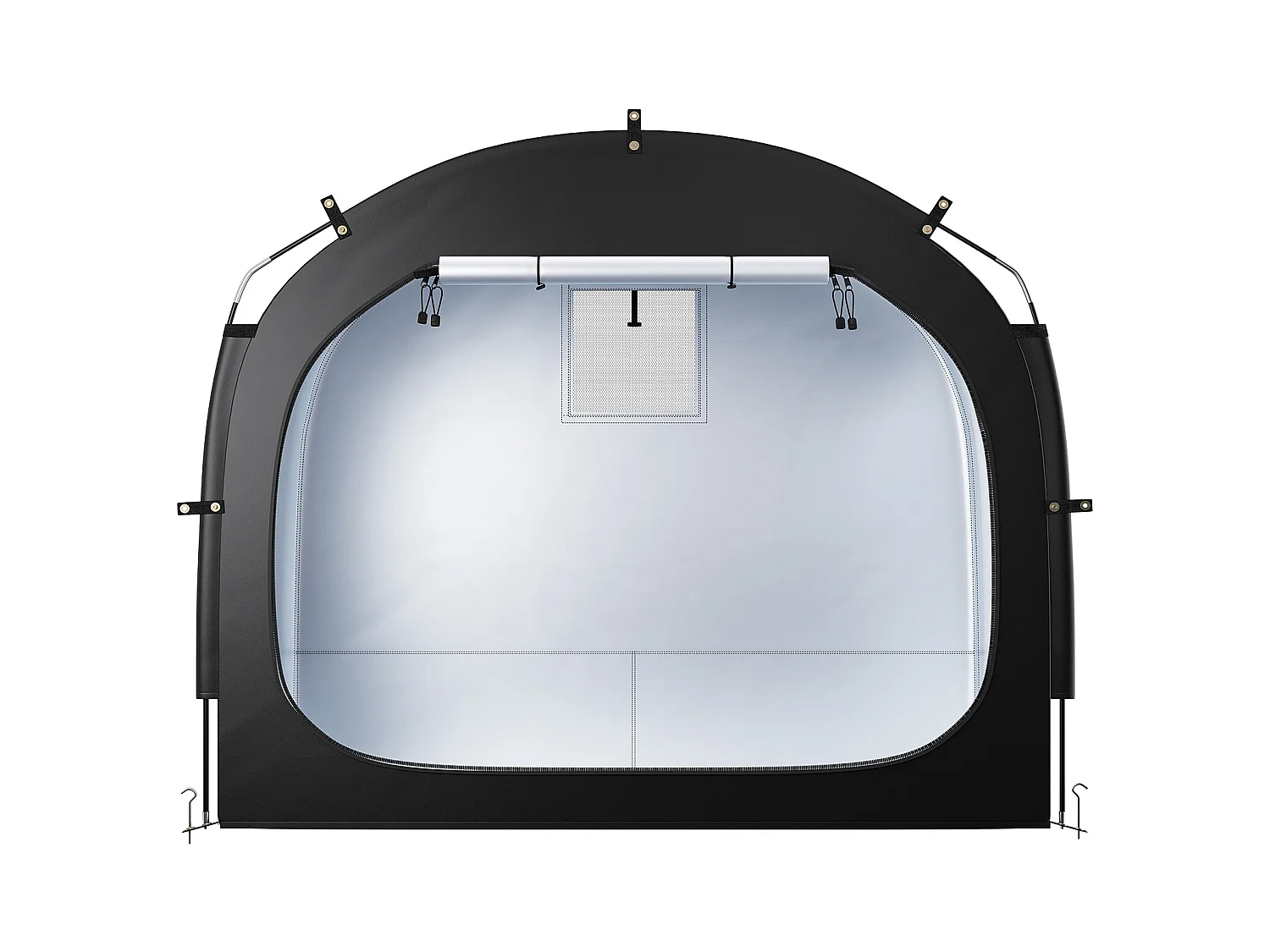 Abri à Vélo Tente de Rangement Extérieure SucceBuy, Abri à Vélo pour 4-5 Vélos, Double Fermeture Éclair, Tissu Oxford, pour Extérieur