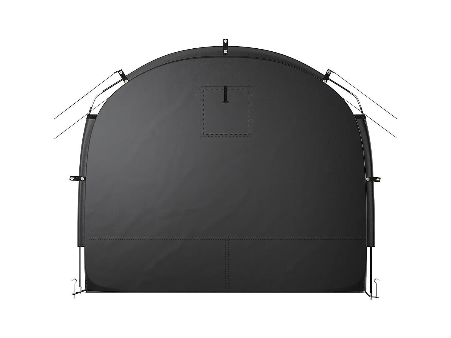 Abri à Vélo Tente de Rangement Extérieure SucceBuy, pour 1 à 2 Vélos, Double Fermeture Éclair, Tissu Oxford, Porte Simple, pour Extérieur