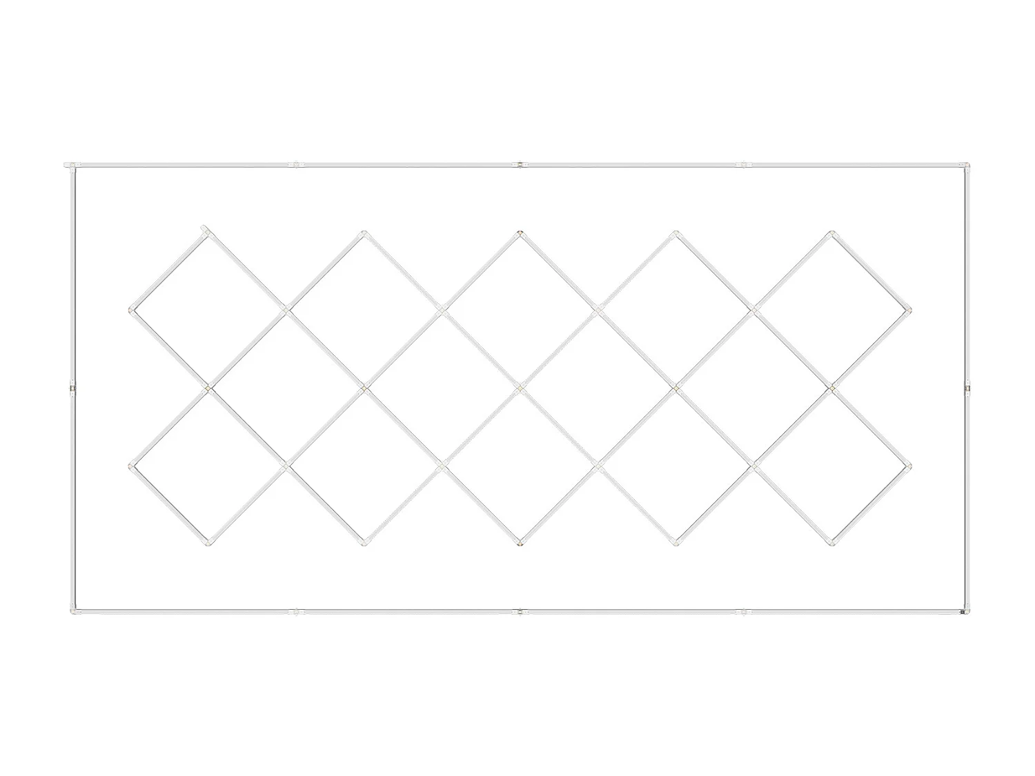 Lampe de Garage SucceBuy à LED 88 000 lm DIY Bright 14 Plafonnier Carré pour Voiture