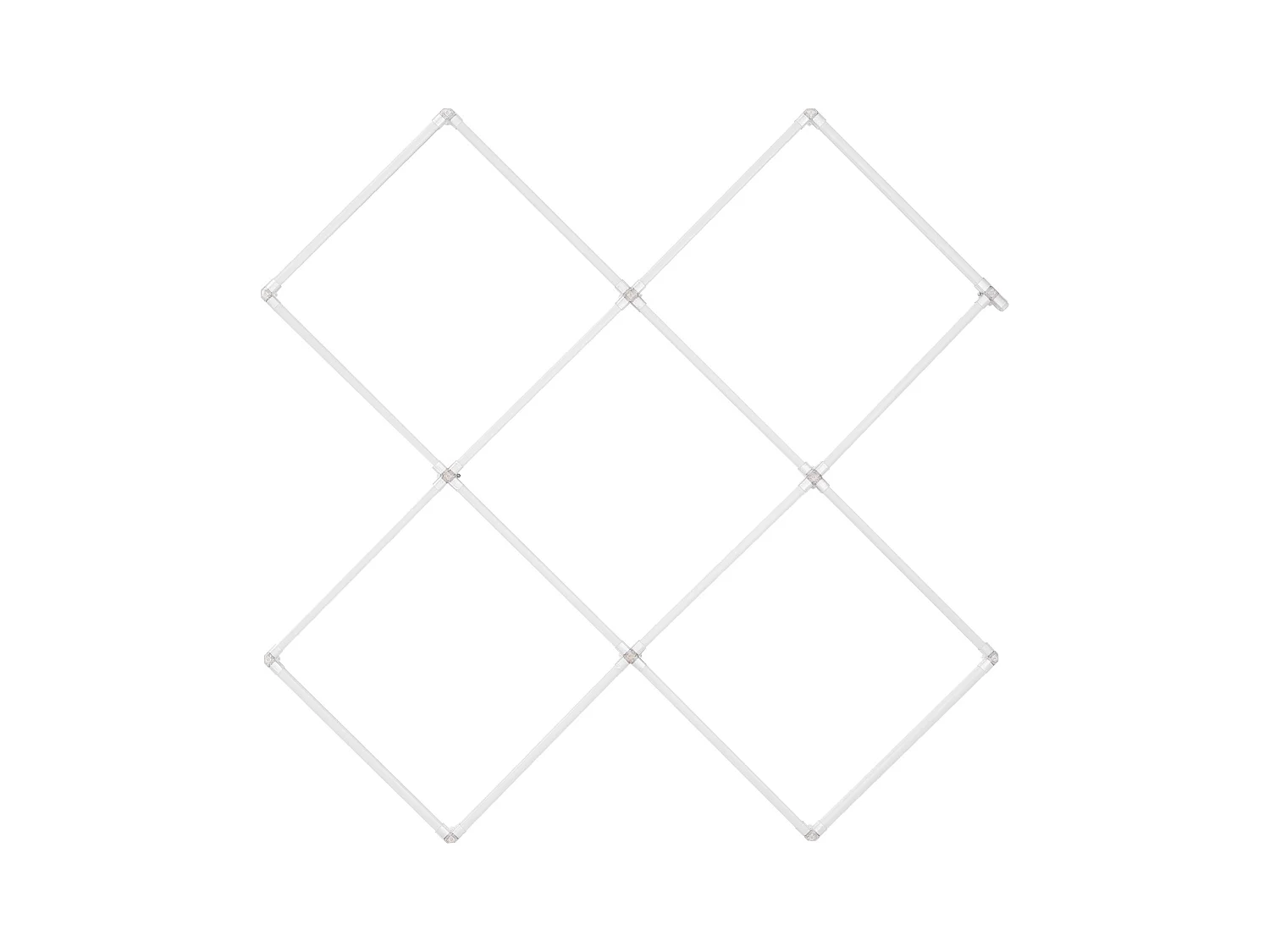 Garagenlampen SucceBuy Quadratisch LED 22.000 lm 5 Gitter für Auto-Detailbeleuchtung