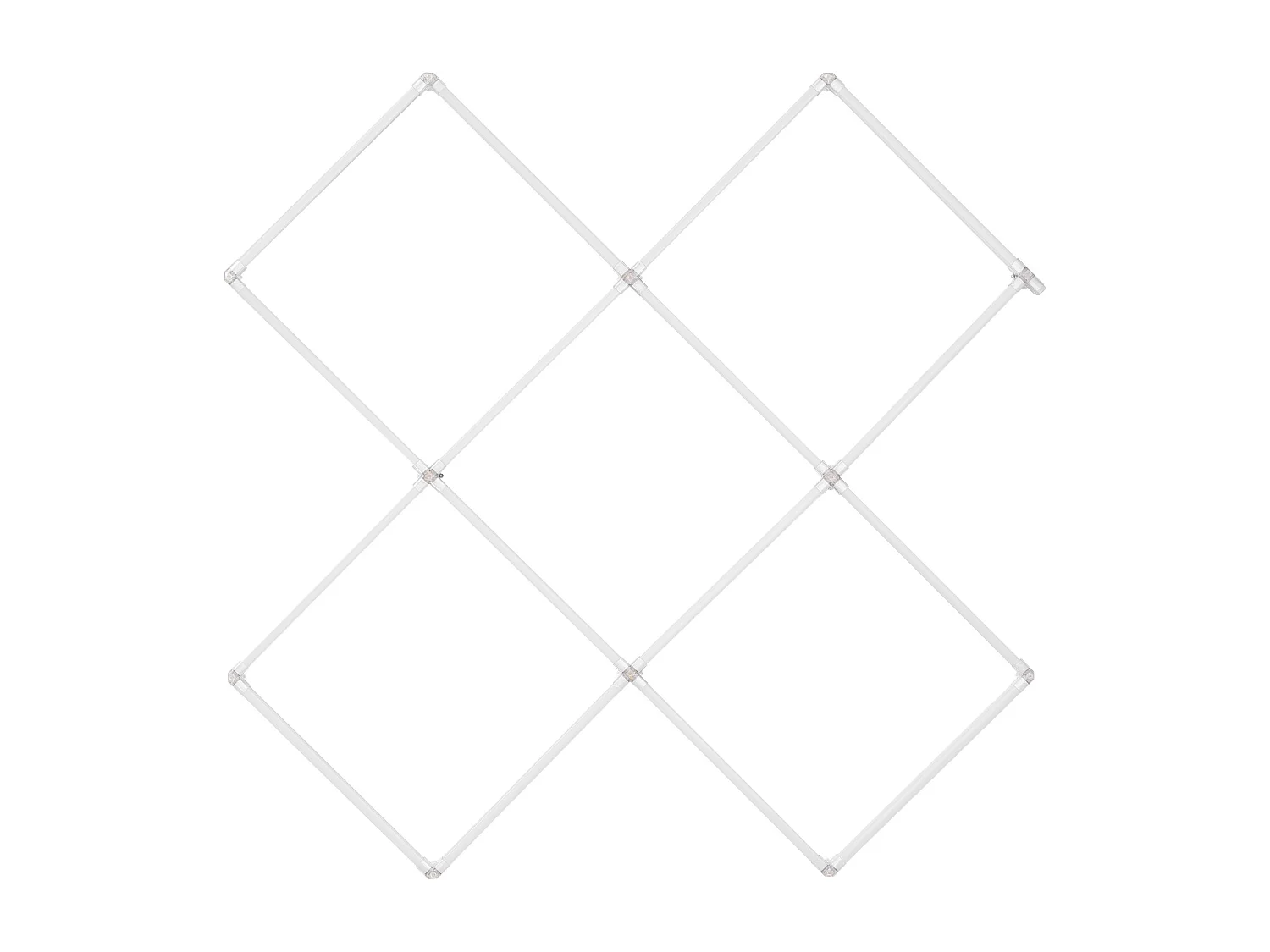 Lampes de Garage SucceBuy Carrées à LED 22 000 lm 5 Grilles pour Éclairage de Détail de Voiture