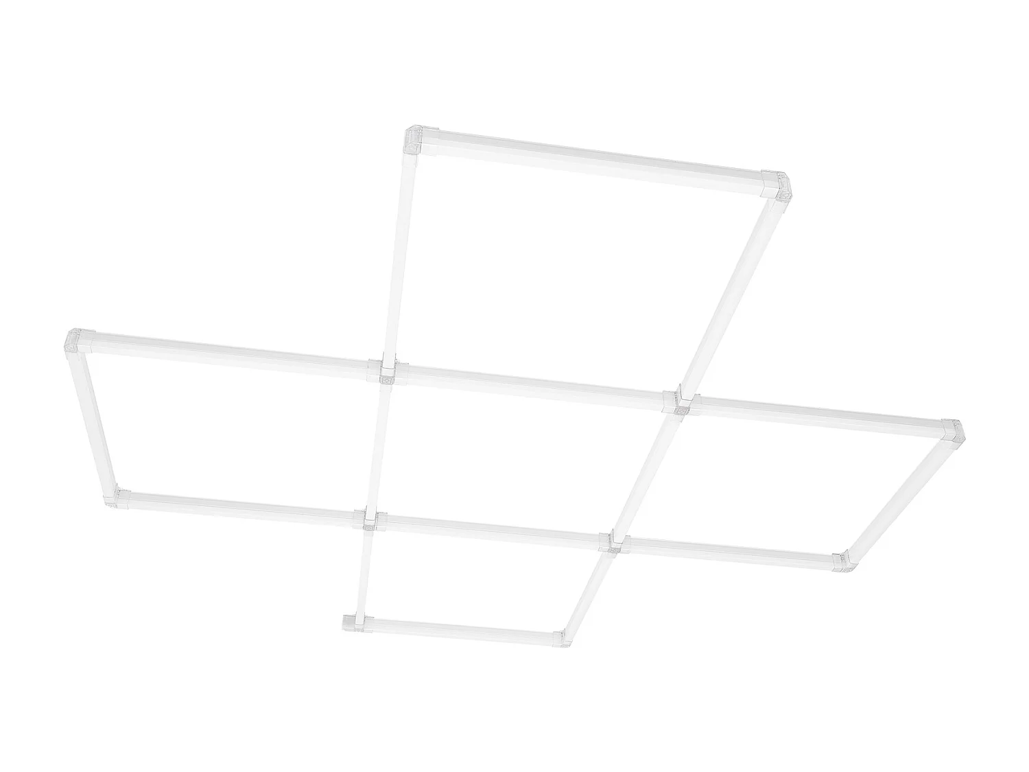 Lampes de Garage SucceBuy Carrées à LED 22 000 lm 5 Grilles pour Éclairage de Détail de Voiture