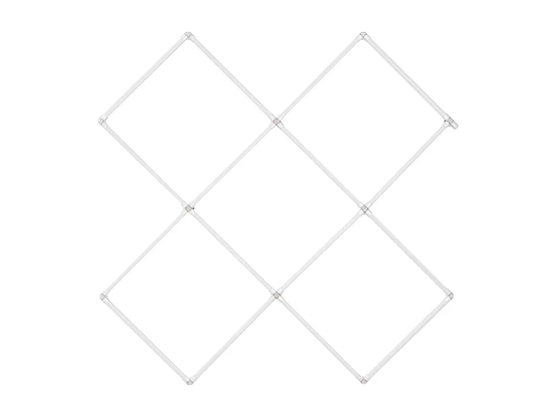 Lâmpadas de Garagem SucceBuy Quadradas a LED 22 000 lm 5 Grade para Iluminação de Detalhe de Carro