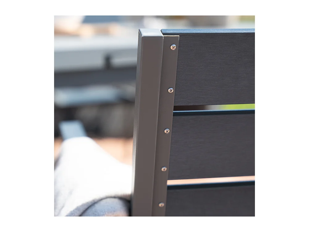 Chaise de jardin Home Deluxe MADERA Quantité : 3