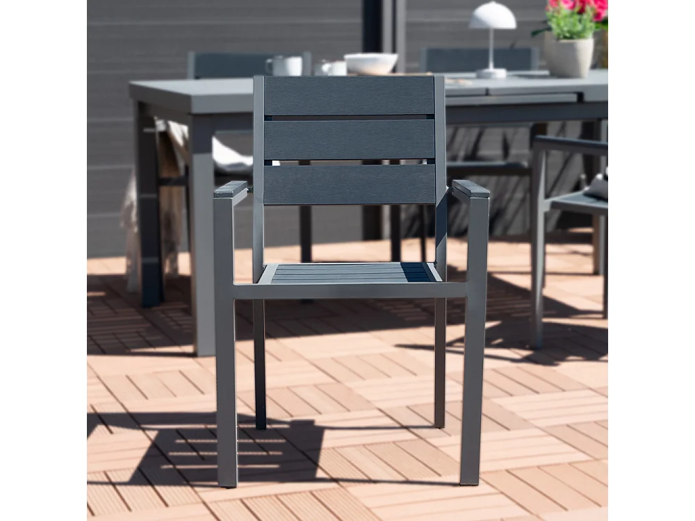 Chaise de jardin de luxe pour la maison MADERA Quantité : 7