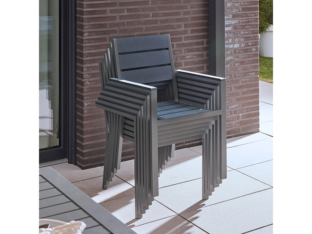 Chaise de jardin de luxe pour la maison MADERA Quantité : 9