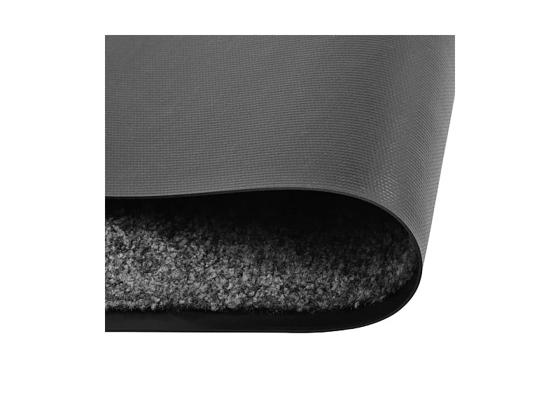 Fußmatte Waschbar Anthrazit 120x180 cm