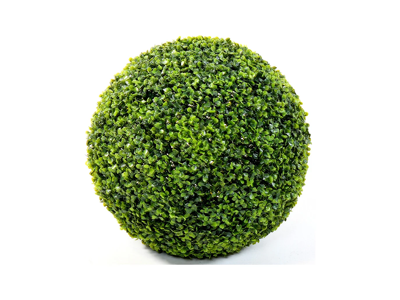 Plante artificielle haute gamme Spécial extérieur / Buis boule GR artificiel - Dim : H.48 x D.48 cm
