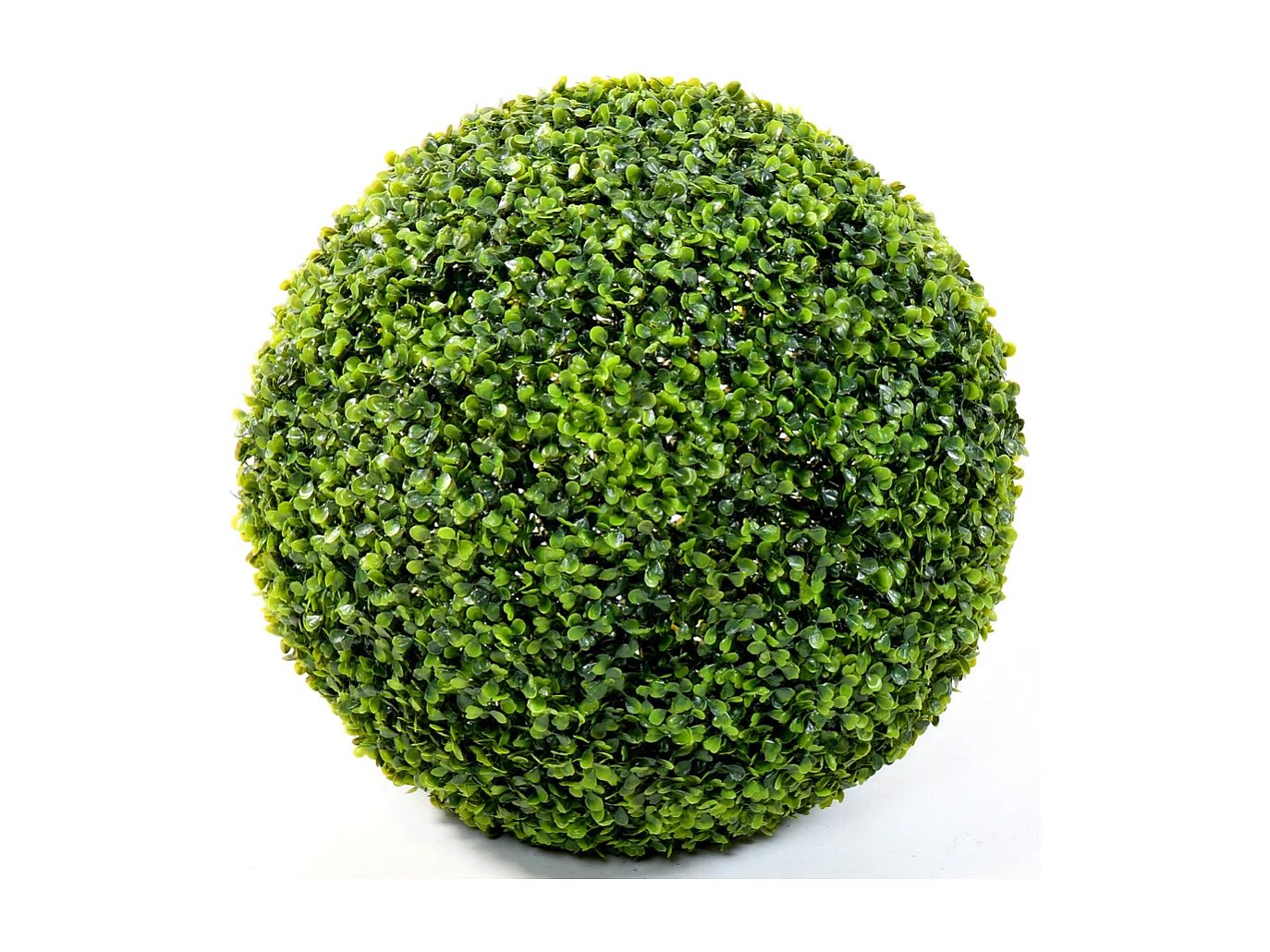 Plante artificielle haute gamme Spécial extérieur / Buis boule GR artificiel - Dim : H.48 x D.48 cm