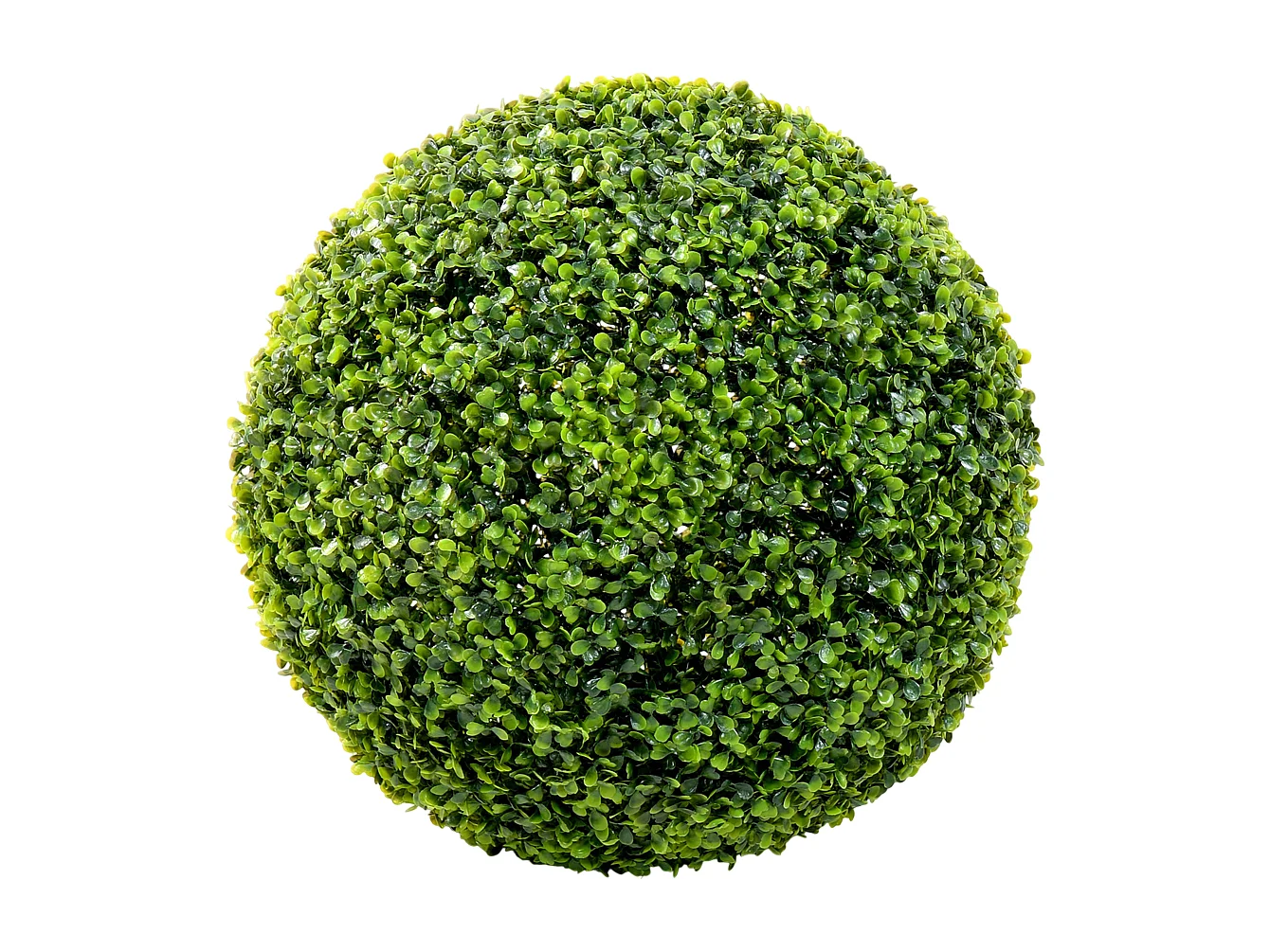 Plante artificielle haute gamme Spécial extérieur / Buis boule GR artificiel - Dim : H.48 x D.48 cm
