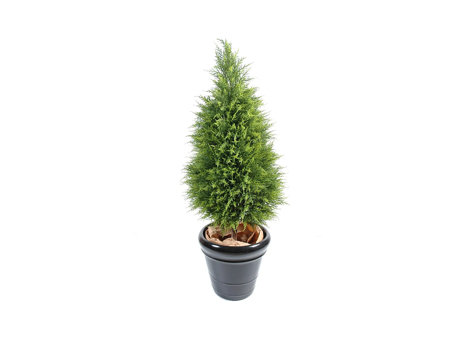 Plante artificielle haute gamme Spécial extérieur Cyprès coloris vert - Dim : 160 x 70 cm