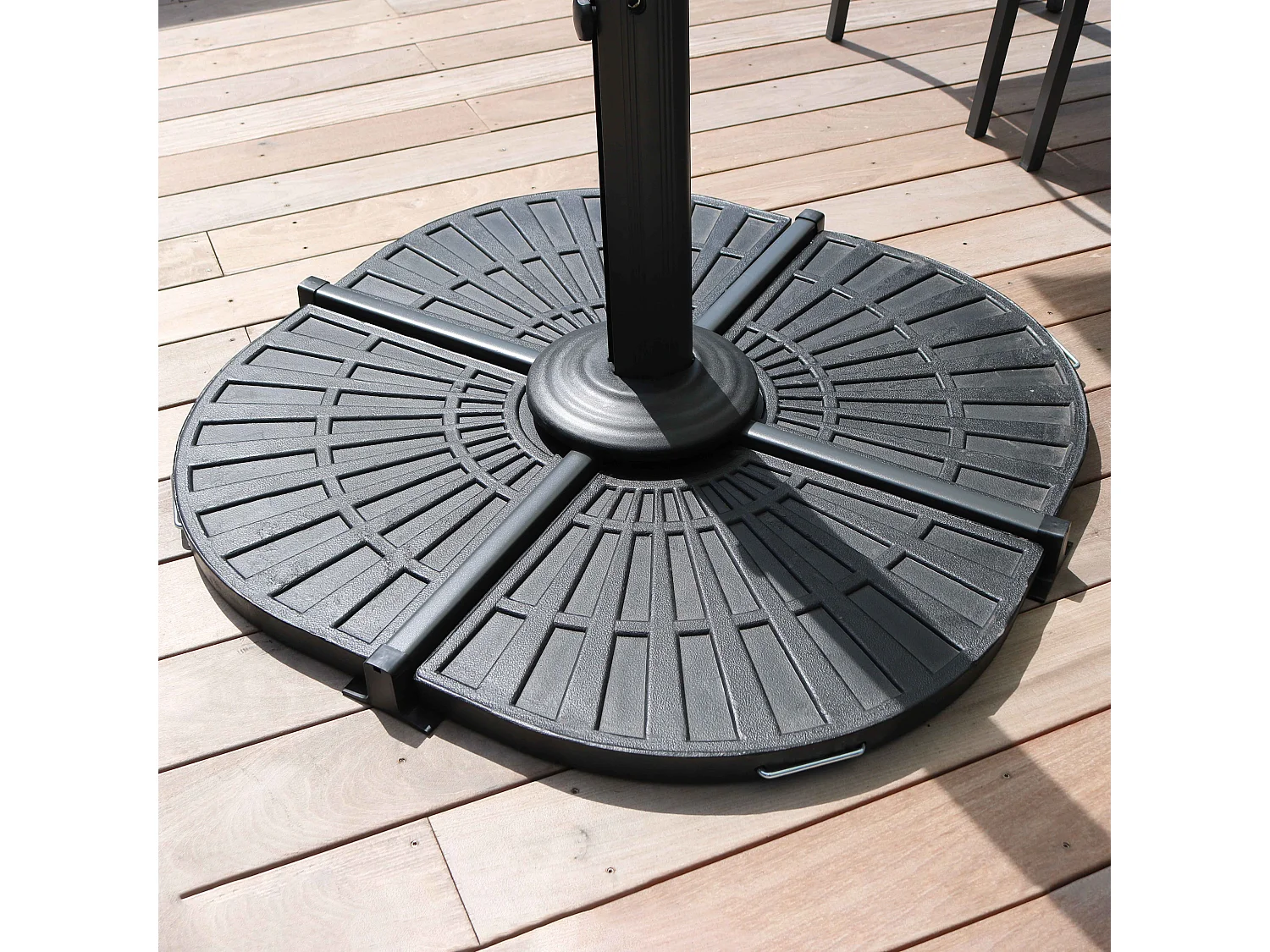 Set van 4 verzwaarde parasoltegels