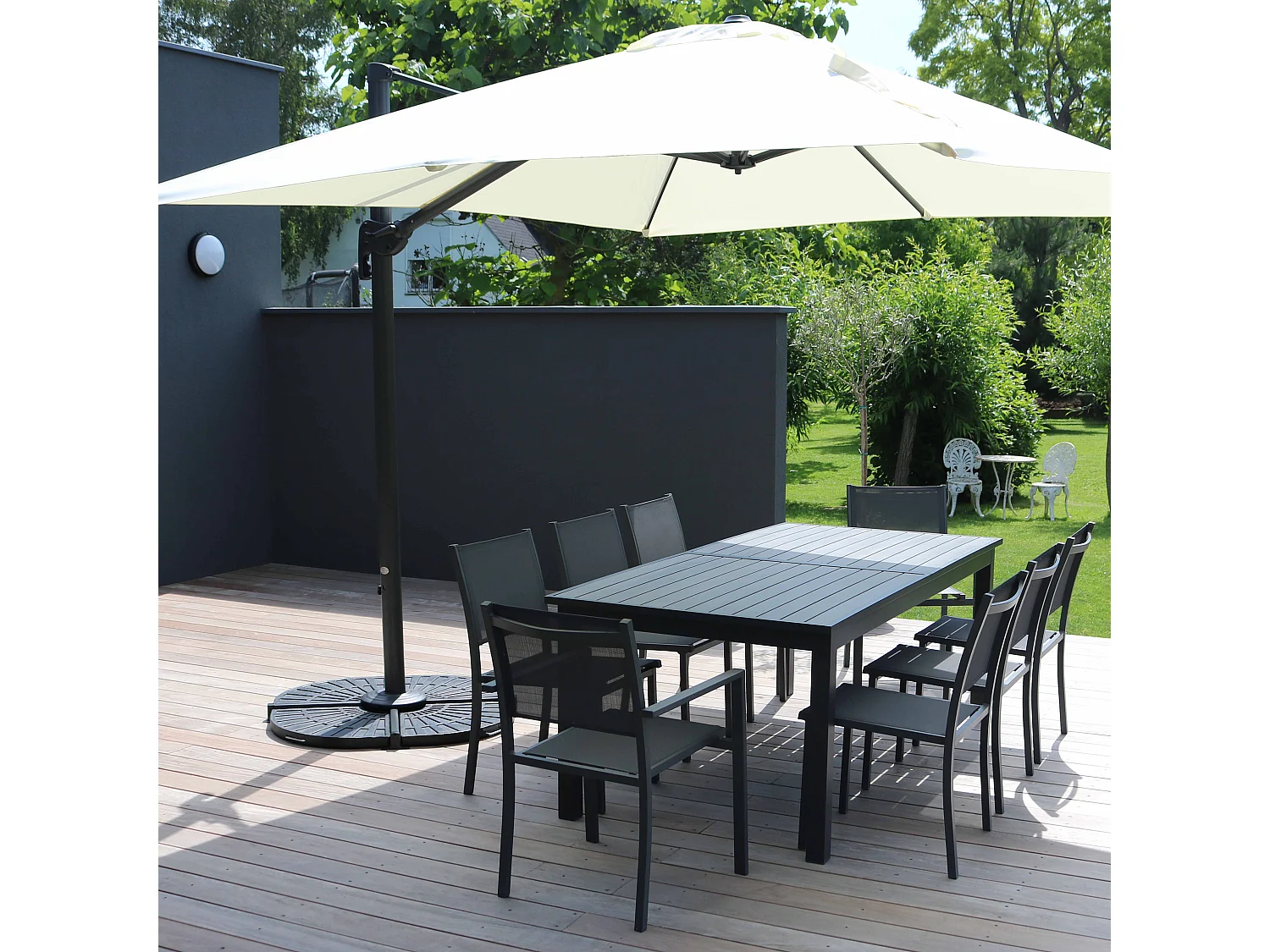 Set van 4 verzwaarde parasoltegels