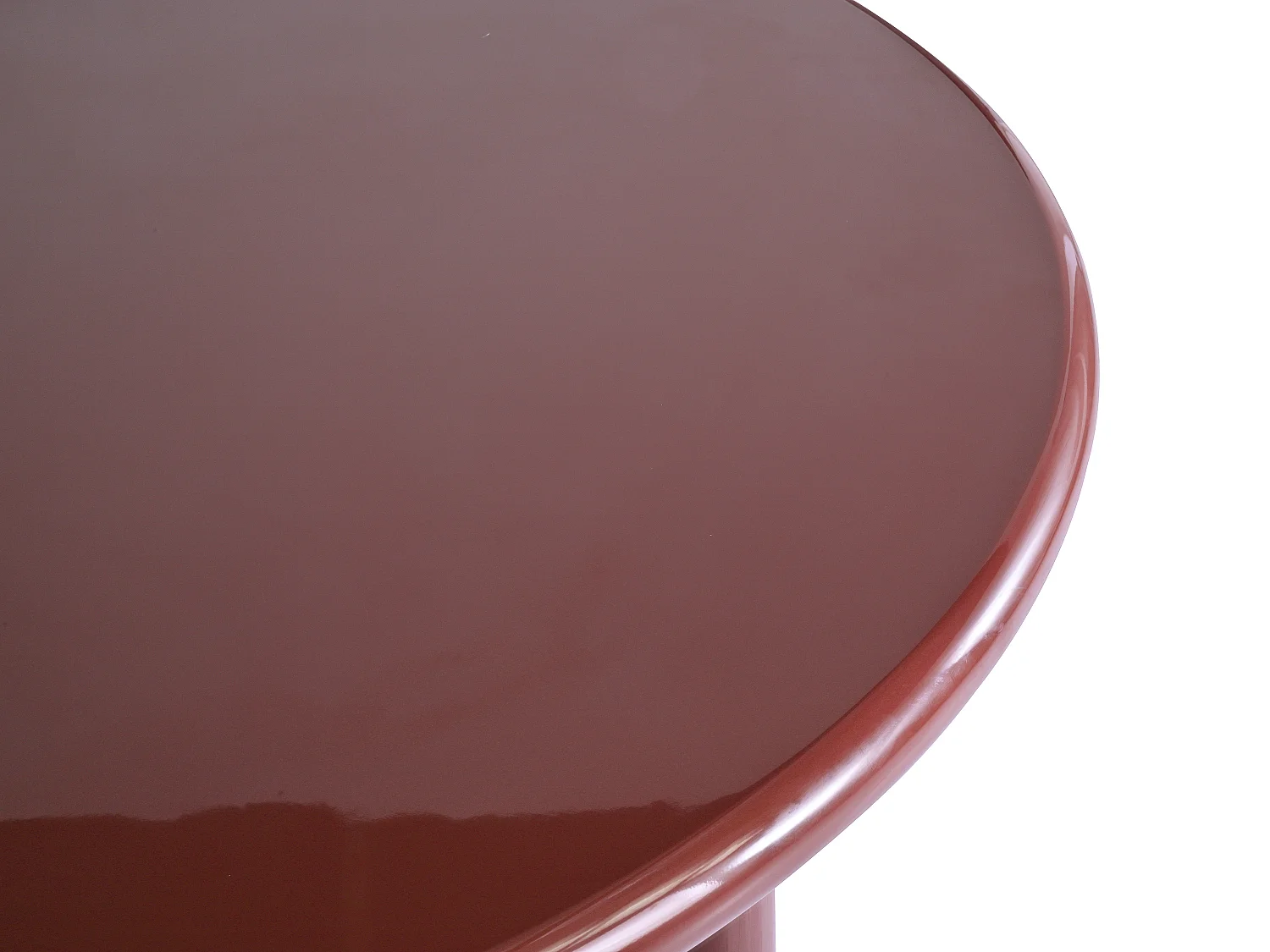 Ronde eettafel voor 4 personen van MDF - Bordeaux - LUKAVO