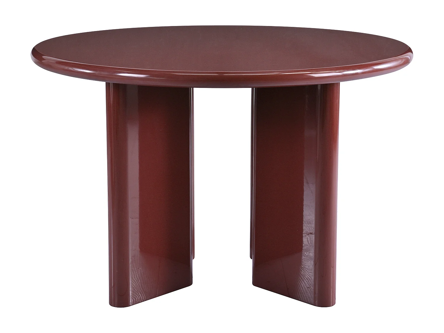 Ronde eettafel voor 4 personen van MDF - Bordeaux - LUKAVO