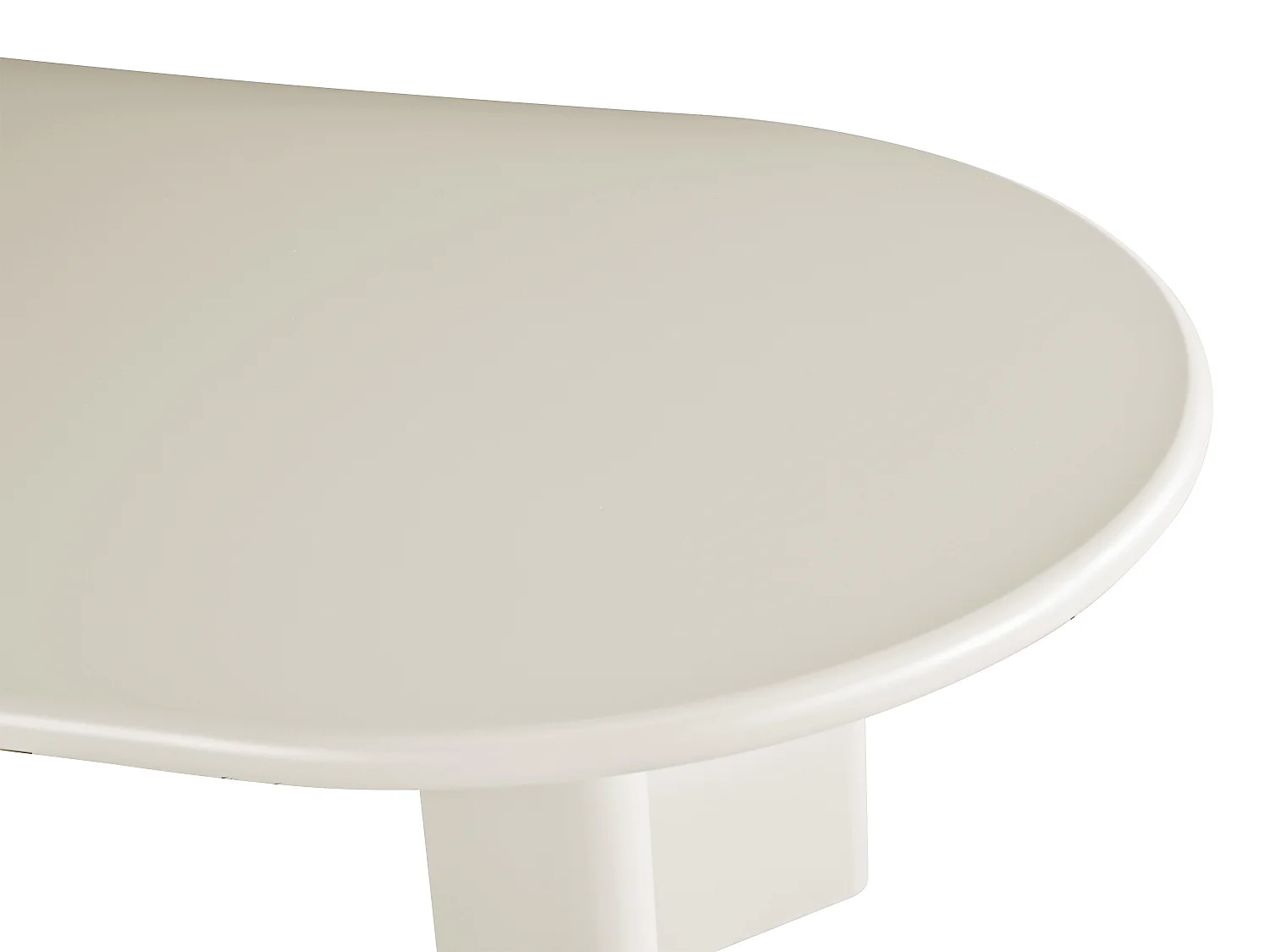 Table à manger 8 personnes en MDF - Beige - MARUZA