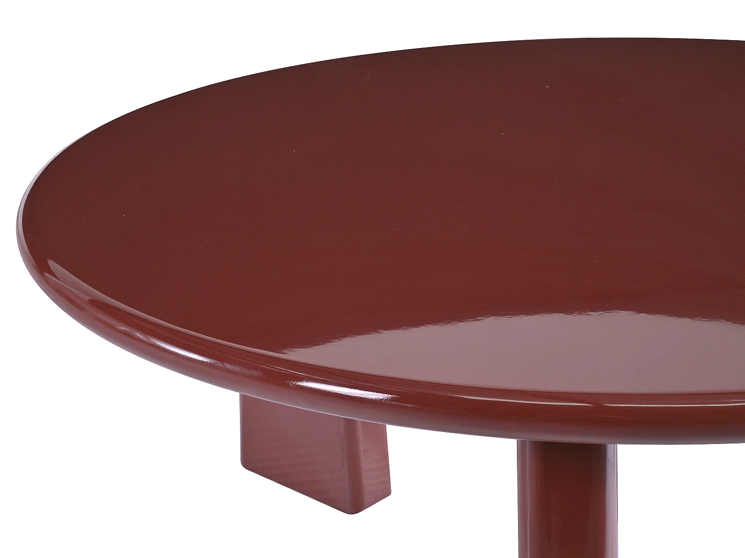 Salontafel van MDF - Gelakt bordeauxrood - ZINAPA