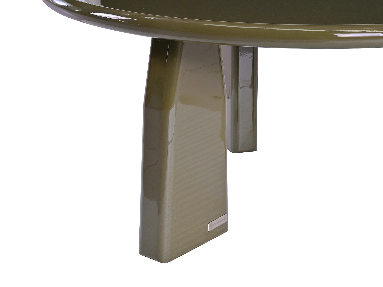 Table basse en MDF - Kaki laqué - ZINAPA