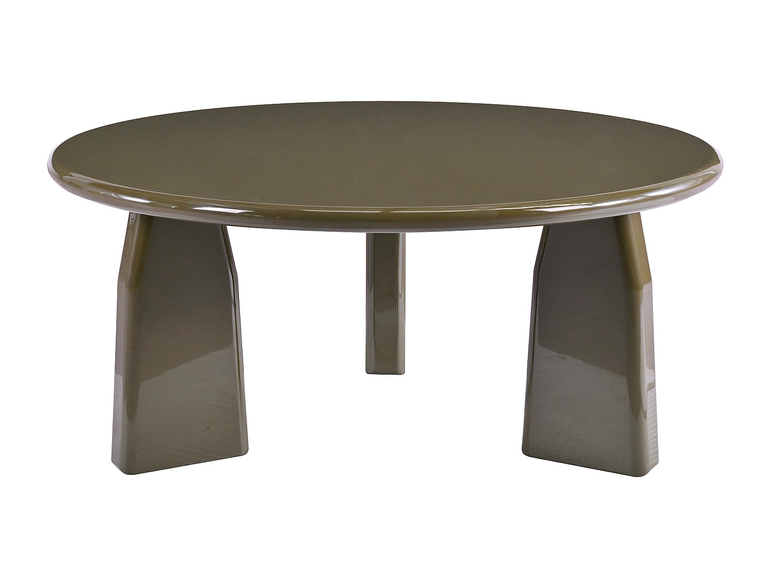 Couchtisch aus MDF - Khaki lackiert - ZINAPA günstig online kaufen